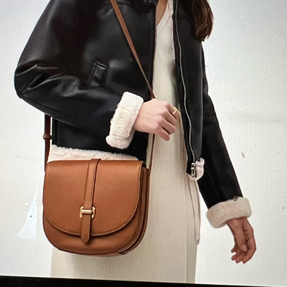 Fossil Emery blue pebble leather NWOT crossbody - Picture 7 of 7